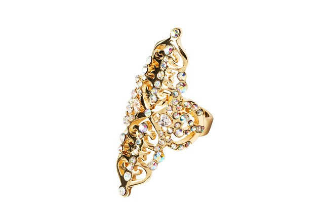 Katy Perry Crystal Gold Filigree Long Ring 8,99EUR 7.00GBP 14,90CHF 35,90PLN