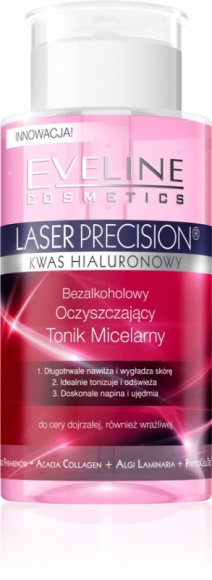 Bezalkoholowy Oczyszczający Tonik Micelarny Laser Precision® Eveline Cosmetics