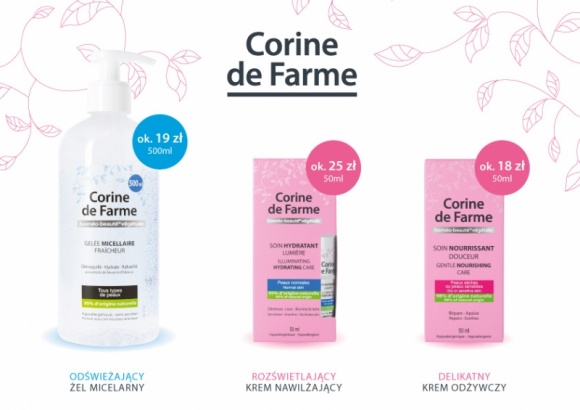 Francuska marka kosmetyczna Corine de Farme wprowadza kolejne nowości na polski