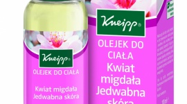 Olejek do pielęgnacji ciała Kwiat migdała Jedwabna skóra od firmy Kneipp LIFESTYLE, Uroda - Firma Kneipp® wprowadza Olejek do pielęgnacji ciała Kwiat migdała Jedwabna skóra do skóry suchej i wrażliwej. Posiada on intensywnie pielęgnujące właściwości i jest polecany również dla kobiet w ciąży.