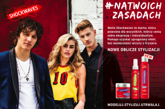 Wella Shockwaves, czyli nowe oblicze stylizacji #NaTwoichZasadach!