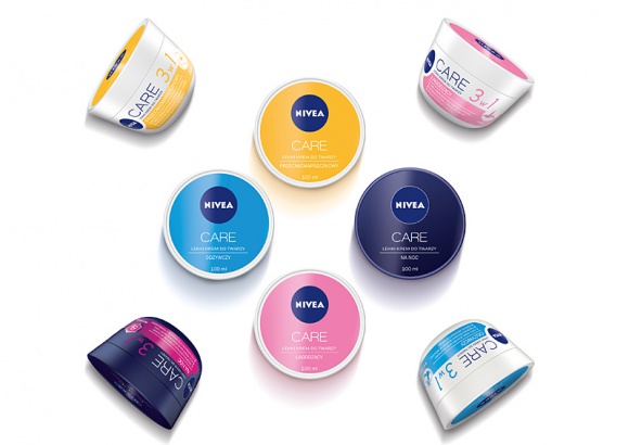 NIVEA CARE 3w1 nowa linia lekkich kremów z innowacyjną formułą hydrowosków