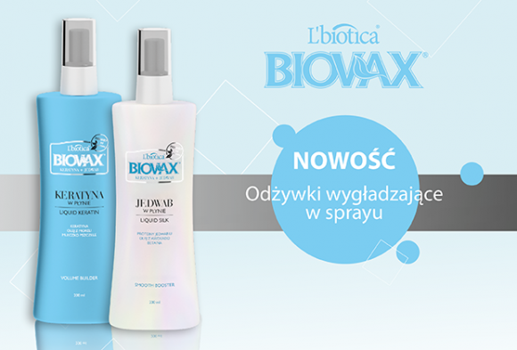 Spraye do włosów BIOVAX Keratyna+Jedwab